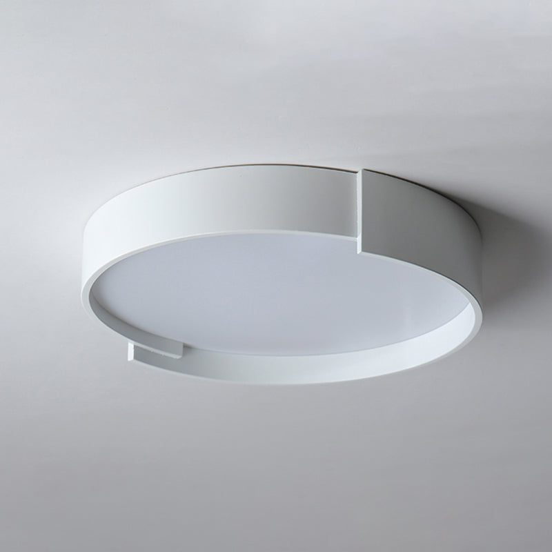 Quinn Modern Round Flush Mount Ceiling Light LED Double Layer - Lumpaz