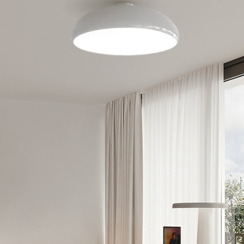 Morandi Vintage LED Ceiling Light White/Black/Red/Orange Metal Bedroom/Living Room - Lumpaz