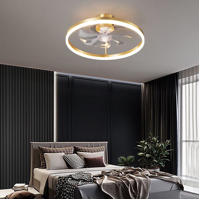 Bella Ceiling Fan with Light, 3 Style, DIA 21" - Lumpaz