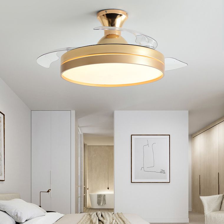 Morandi Ceiling Fan with Light, 4 Color, DIA 35.8"/42.1" - Lumpaz