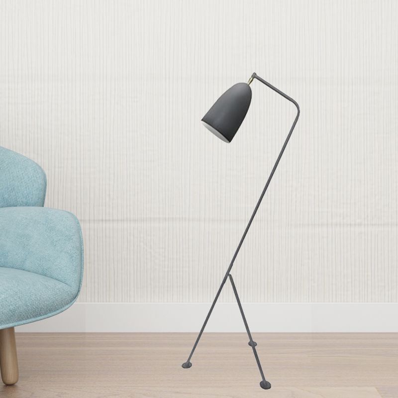 Morandi Modern Metal Cup Black Floor Lamp, Multi Colors - Lumpaz