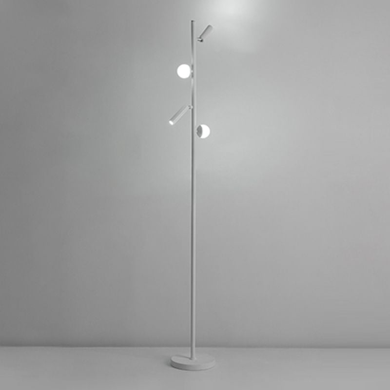 Cooley Modern Multi Head Metal Acrylic Floor Lamp,Multi Color - Lumpaz