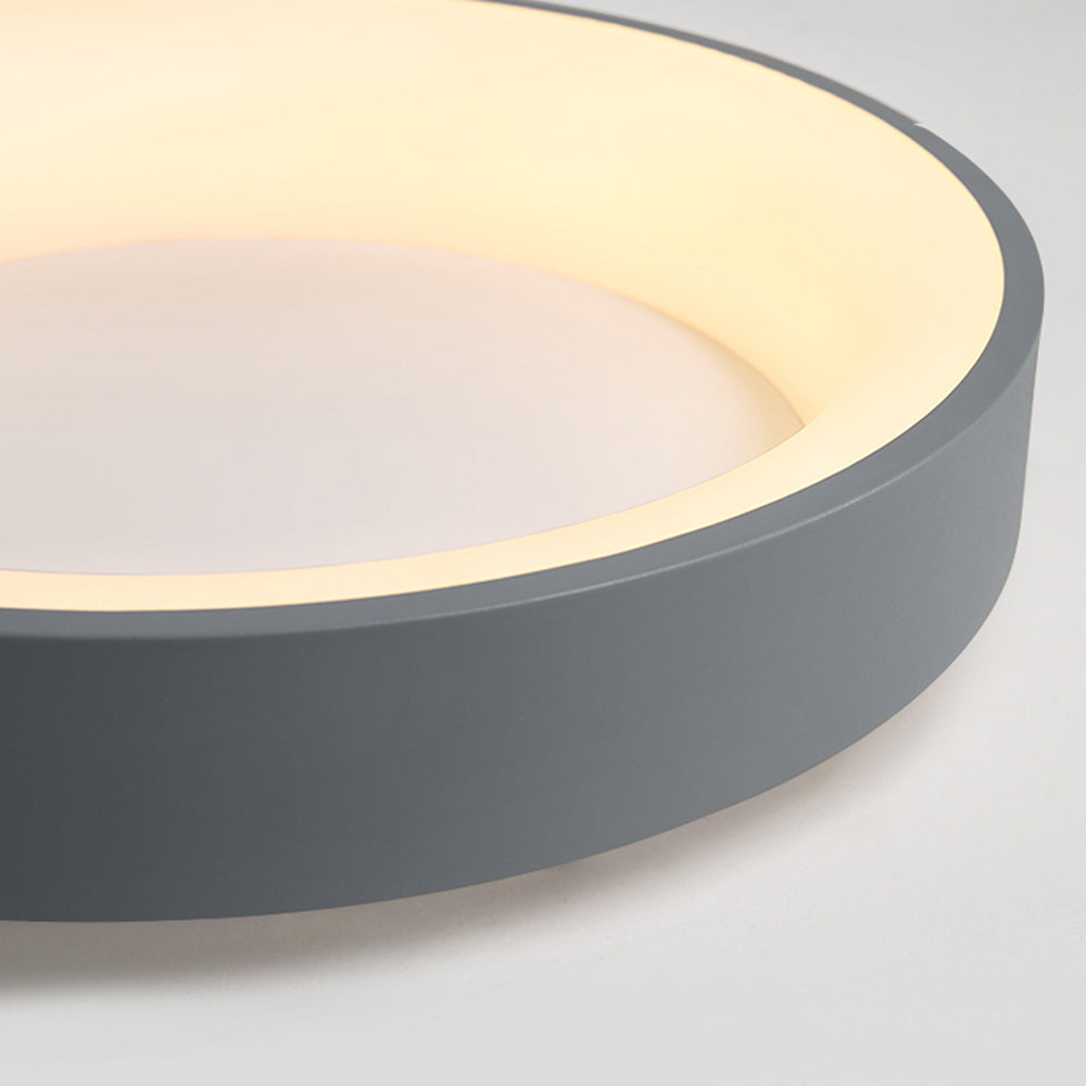 Quinn Modern Flush Mount Ceiling Light, LED, Bedroom/Dining Room - Lumpaz