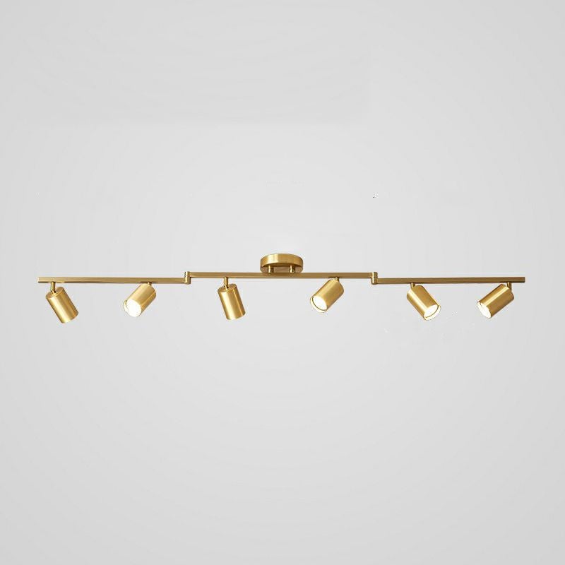 Haney Black Modern Ceiling Light Spotlight Cast, 3 Color, 3/4/5/6 Head - Lumpaz