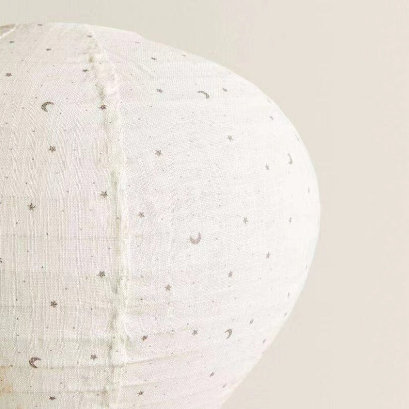 Morandi Modern Design LED Flush Mount Ceiling Light White Fabric Bedroom Kitchen - Lumpaz