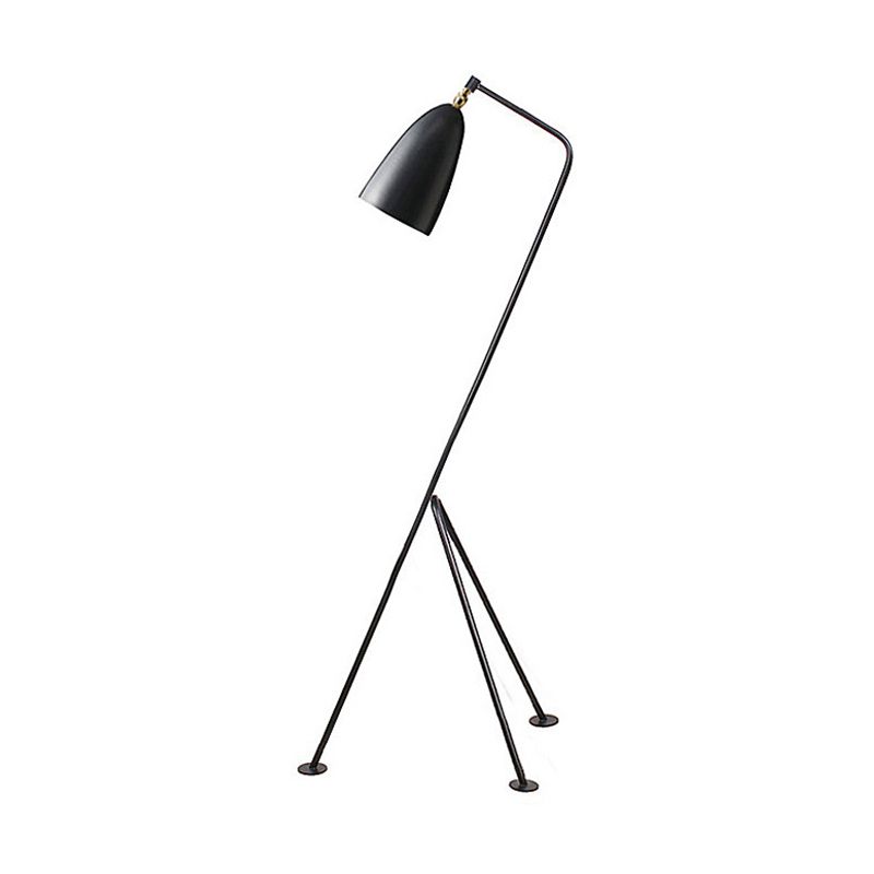 Morandi Modern Metal Cup Black Floor Lamp, Multi Colors - Lumpaz