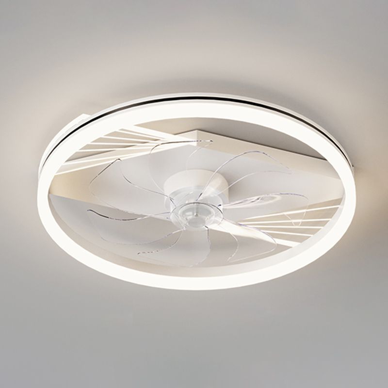 Kirsten 7/3-Blade Ceiling Fan With Light, 8 Style, L 20"/24'' - Lumpaz