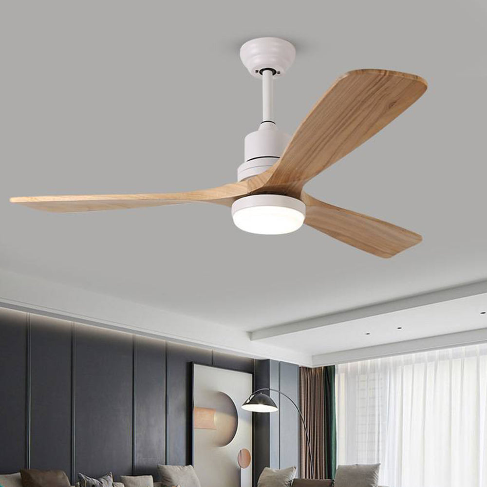 Ozawa 3-Blade Ceiling Fan with Light, DIA 52'' - Lumpaz