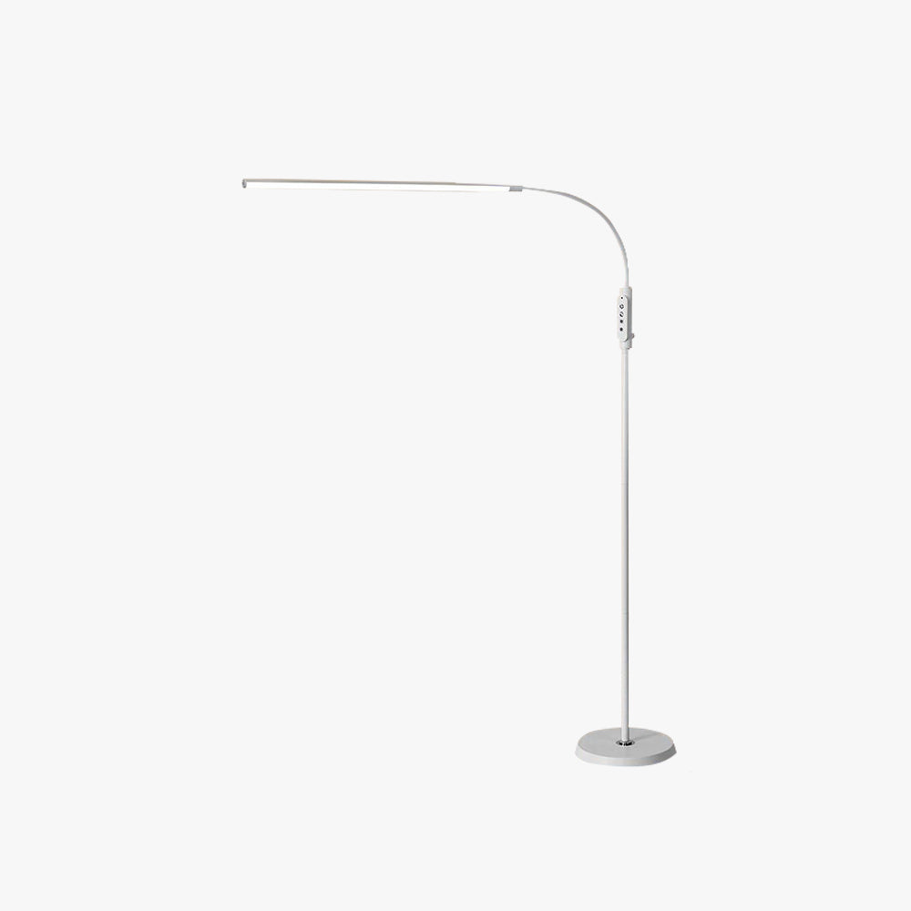 Eryn Floor Lamp Bendable/Adjustable Modern, Metal, Black, Reading - Lumpaz