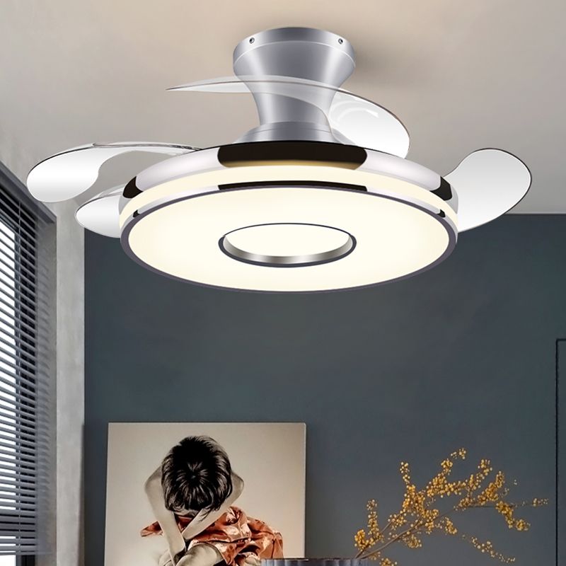 Quinn Ceiling Fan with Light, 2 Color, L 35.8"/42.5"/48" - Lumpaz
