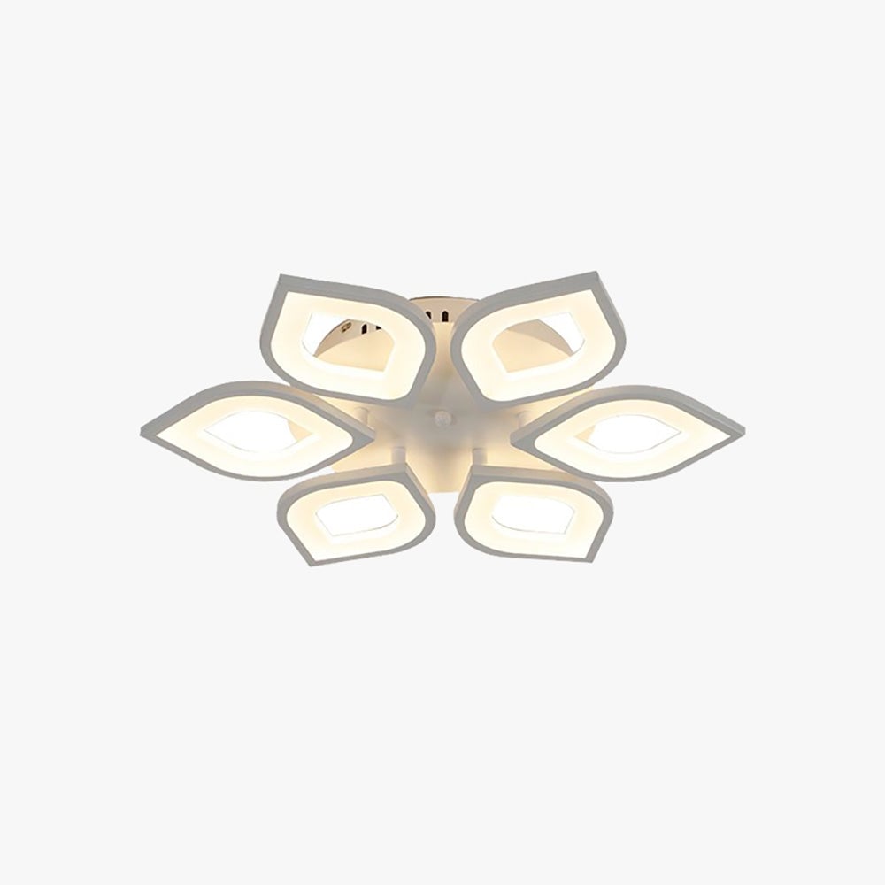 Hana Modern Designer Flower Flush Mount Ceiling Light - Lumpaz