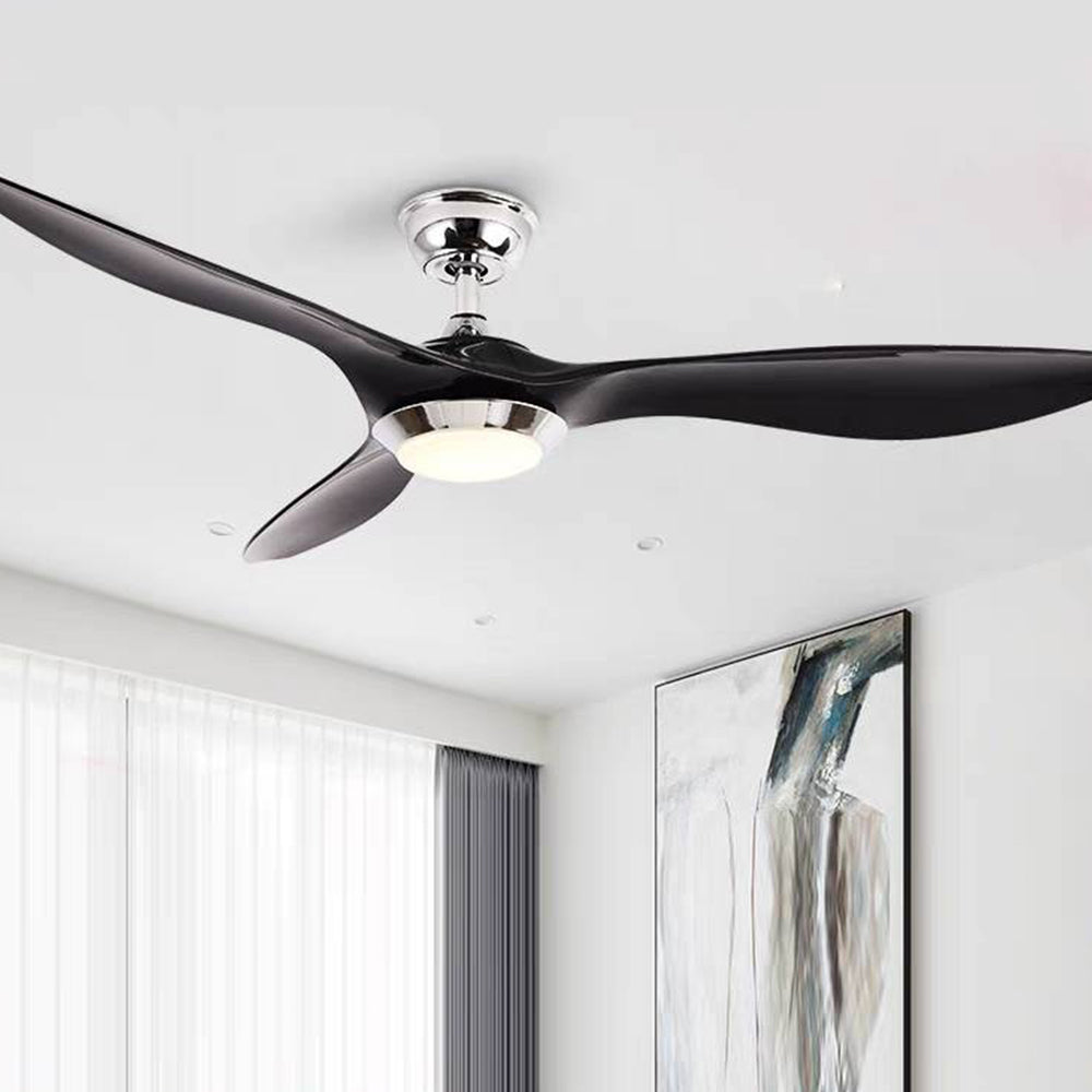 Garner 3-Blade Black & Yellow Ceiling Fan with Light, DIA 52'' - Lumpaz