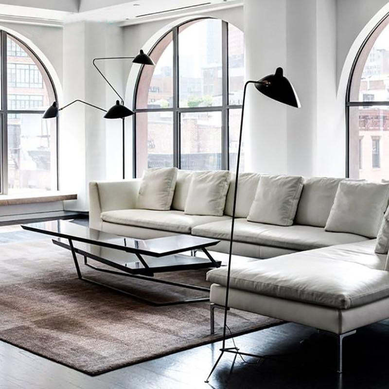 Schmitt Industrial Floor Lamp, 1/3 Heads - Lumpaz