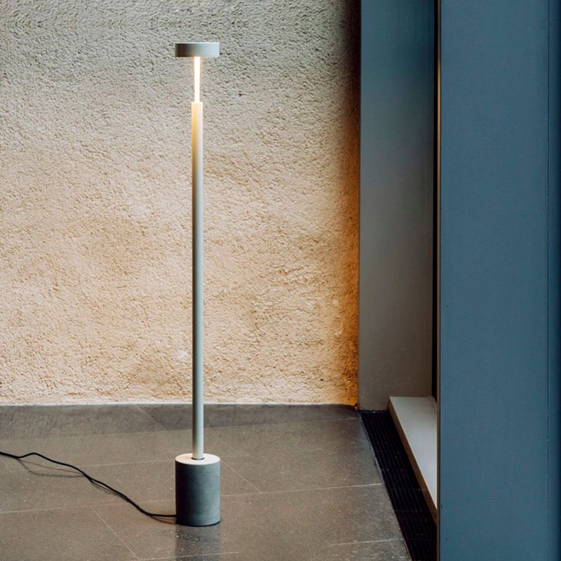 Edge Floor Lamp Linear Modern/Minimalist, Black/White/Gray, Bedroom - Lumpaz