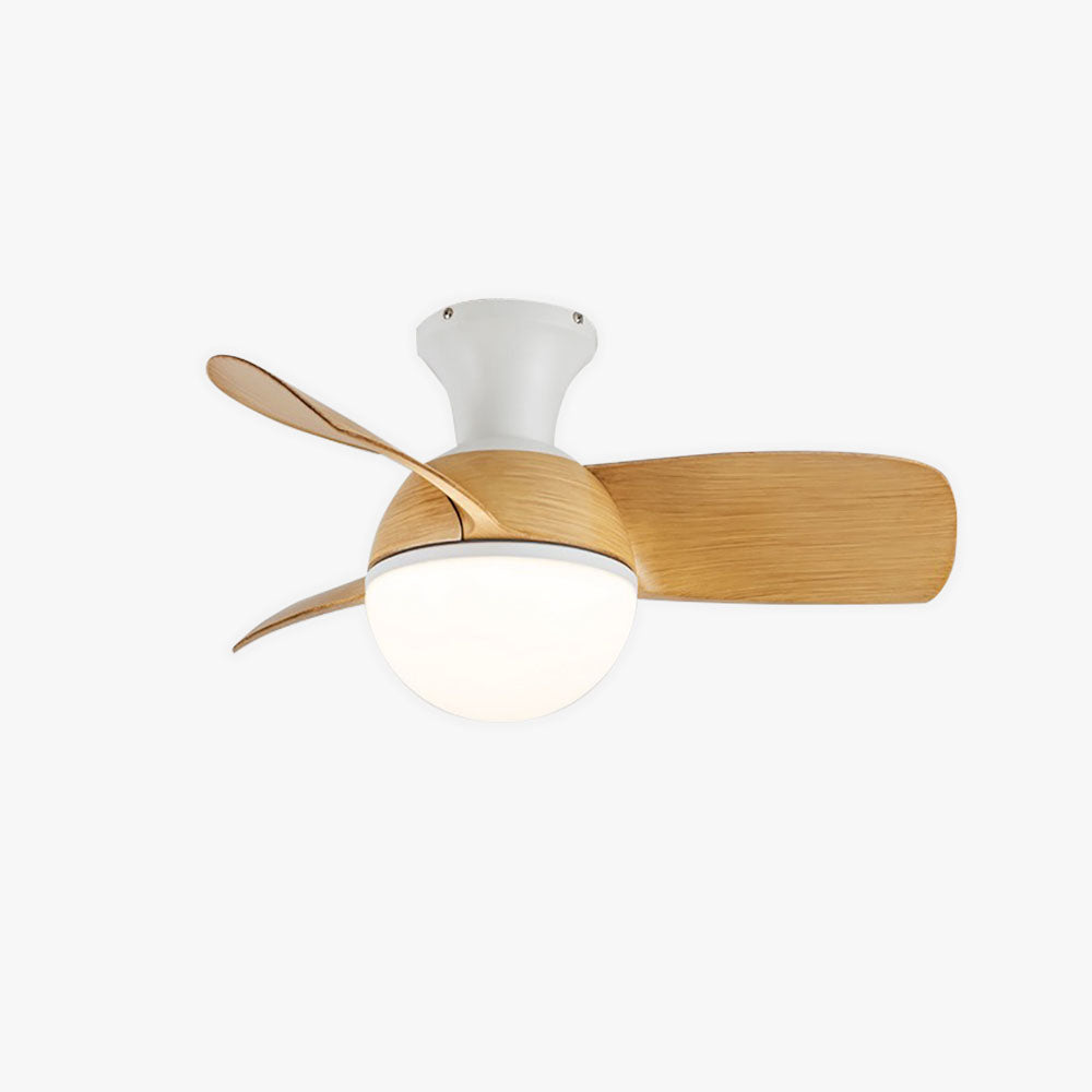 Morandi 3-Blade Basic Ceiling Fan with Light, 3 Color, 30'' - Lumpaz