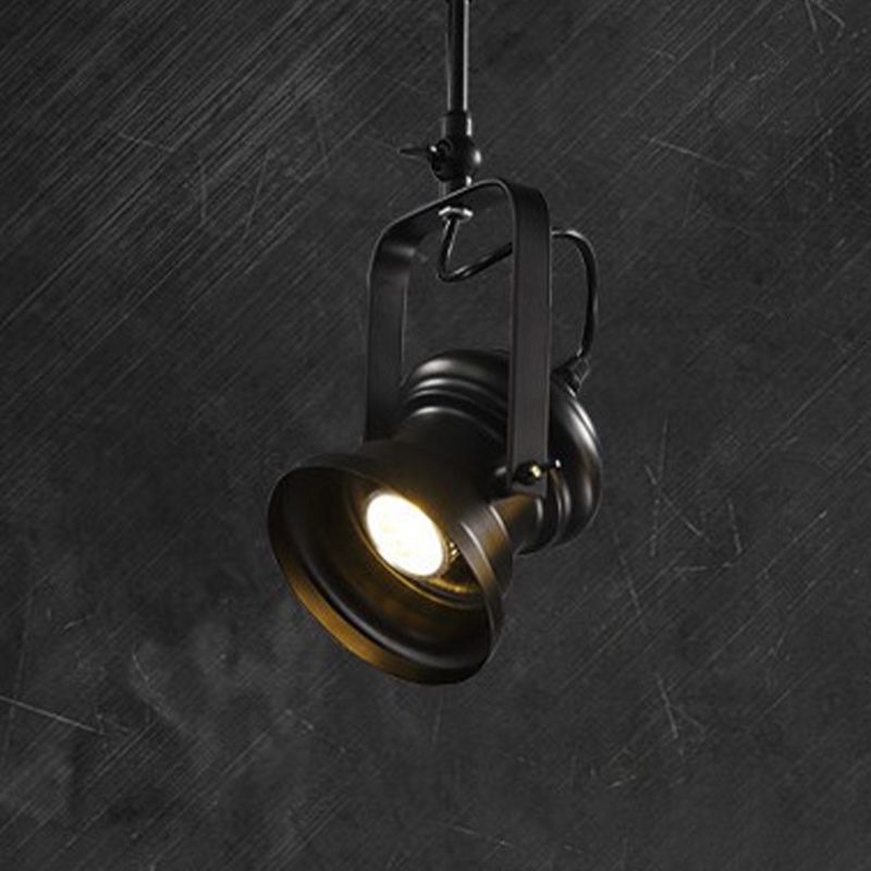 Alessio Industrial Style Rotatable Semi-Flush Mount Ceiling Light - Lumpaz