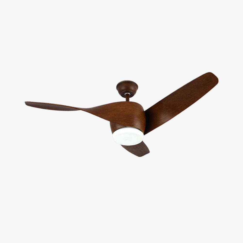 Garner 3-Blade Basic Ceiling Fan with Light, 4 Colors, DIA 52'' - Lumpaz