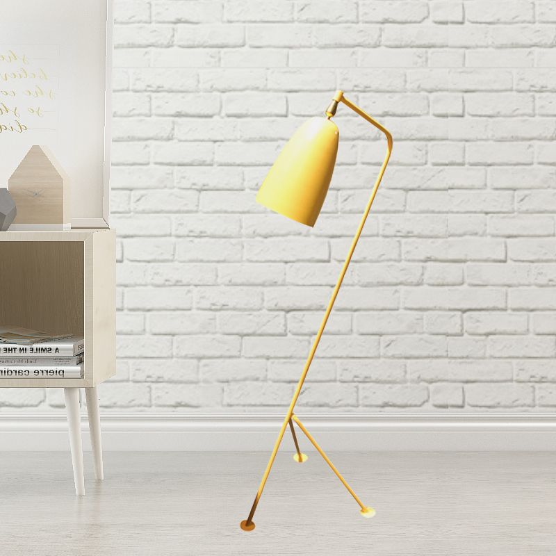 Morandi Modern Metal Cup Black Floor Lamp, Multi Colors - Lumpaz