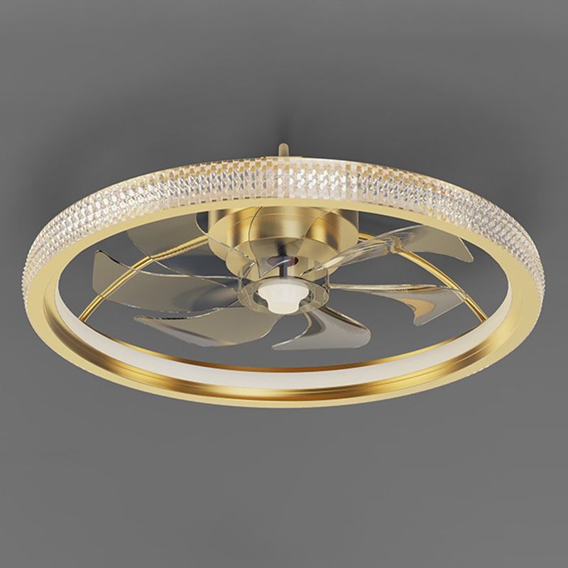 Kirsten 3/7-Blade Ceiling Fan with Light, 2 Style, DIA 20" - Lumpaz