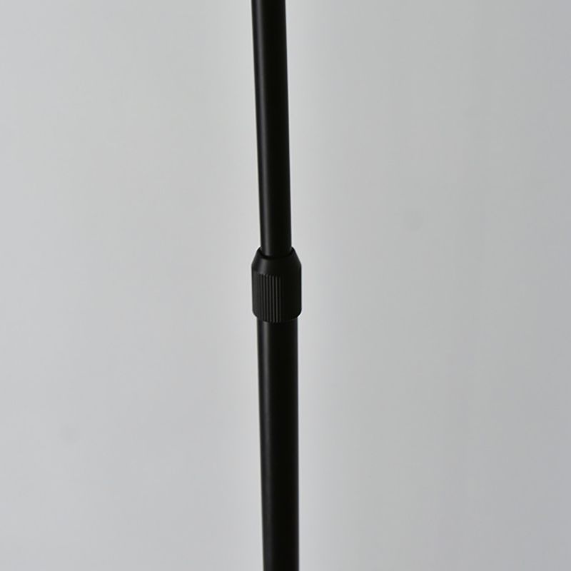 Eryn Floor Lamp Pleated Arc Nordic/Modern, Metal/Fabric, Multi-color, Study - Lumpaz