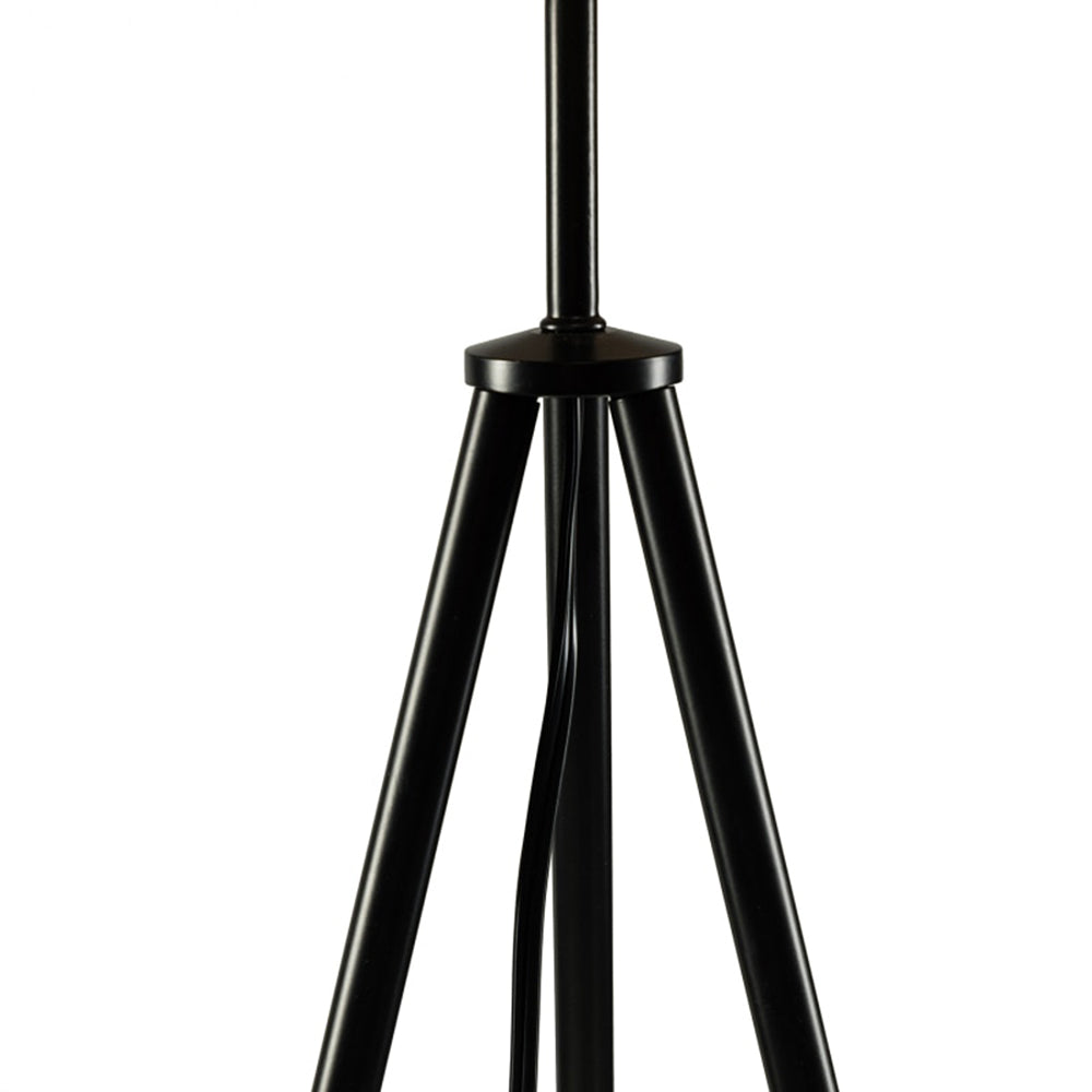 Ritta Natural Tripod Floor Lamp, Rattan/Willow Weave - Lumpaz