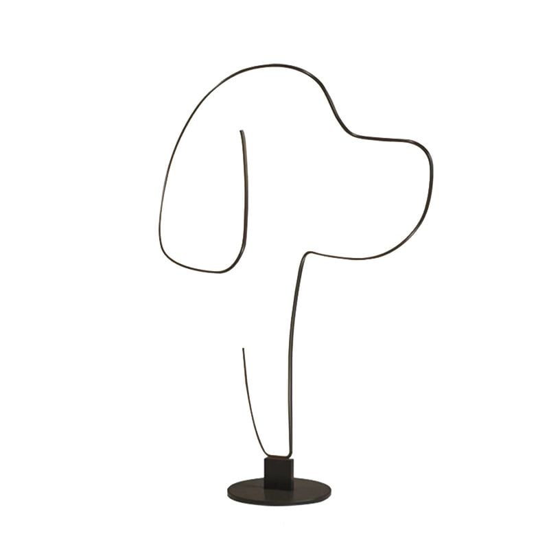 Edge Modern Cat/Dog  Linear Metal Acrylic Floor Lamp - Lumpaz