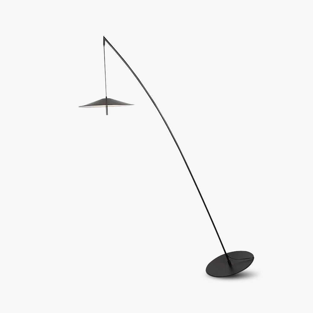 Salgado Frisbee Fishing Rod Floor Lamp, Living Room - Lumpaz