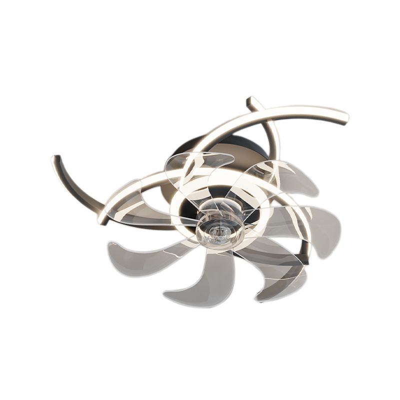 Lacey Ceiling Fan with Light, 4 Style, L 21" Living Room - Lumpaz