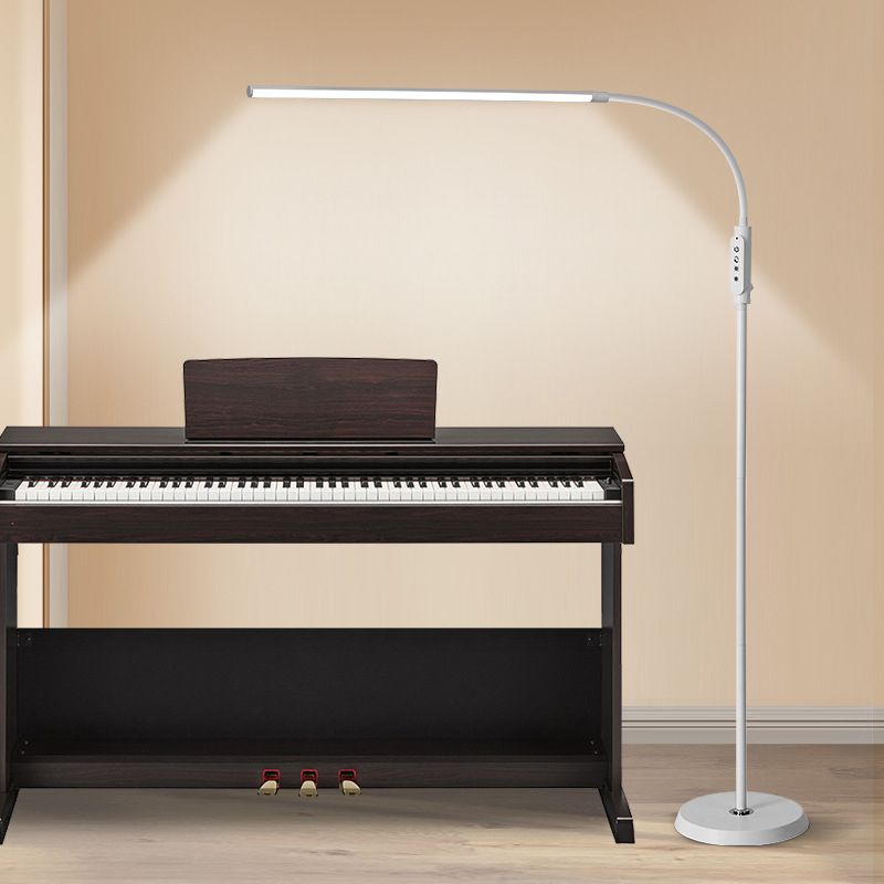 Eryn Floor Lamp Bendable/Adjustable Modern, Metal, Black, Reading - Lumpaz