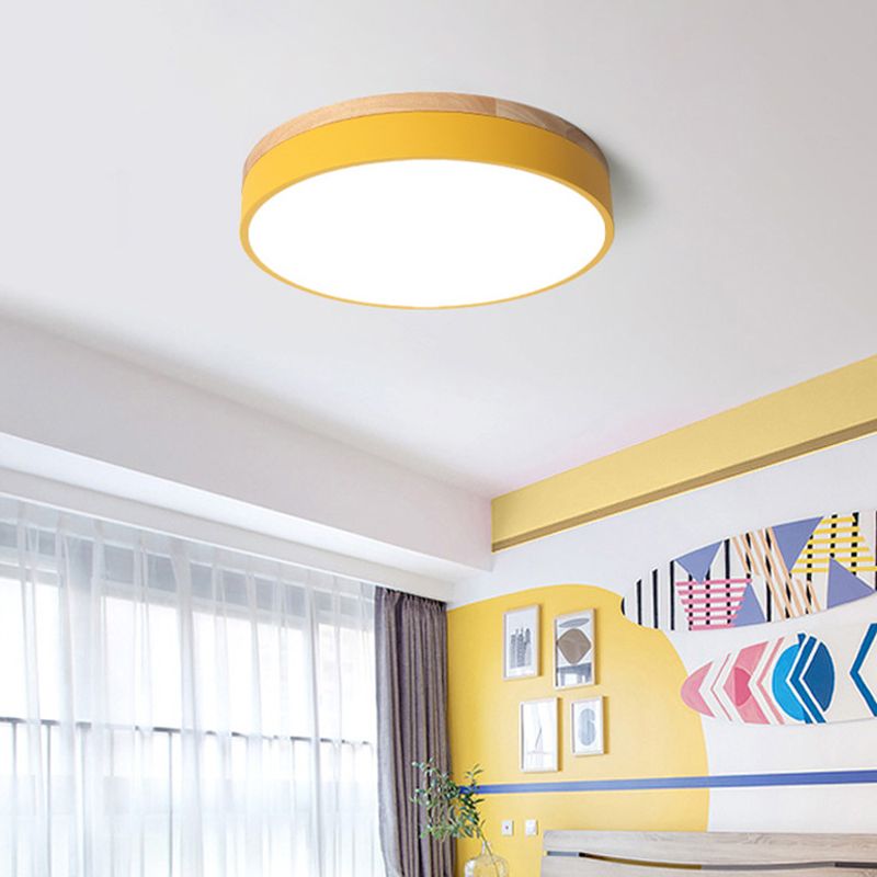 Morandi Nordic LED Round Flush Mount Ceiling Light - Lumpaz