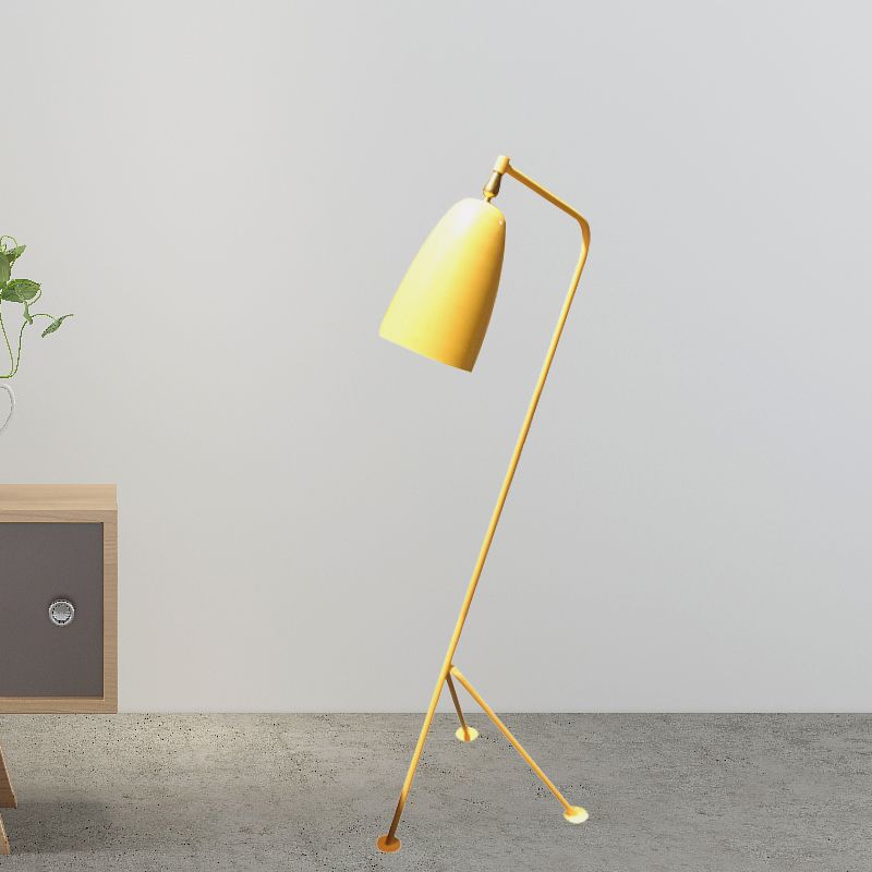 Morandi Modern Metal Cup Black Floor Lamp, Multi Colors - Lumpaz