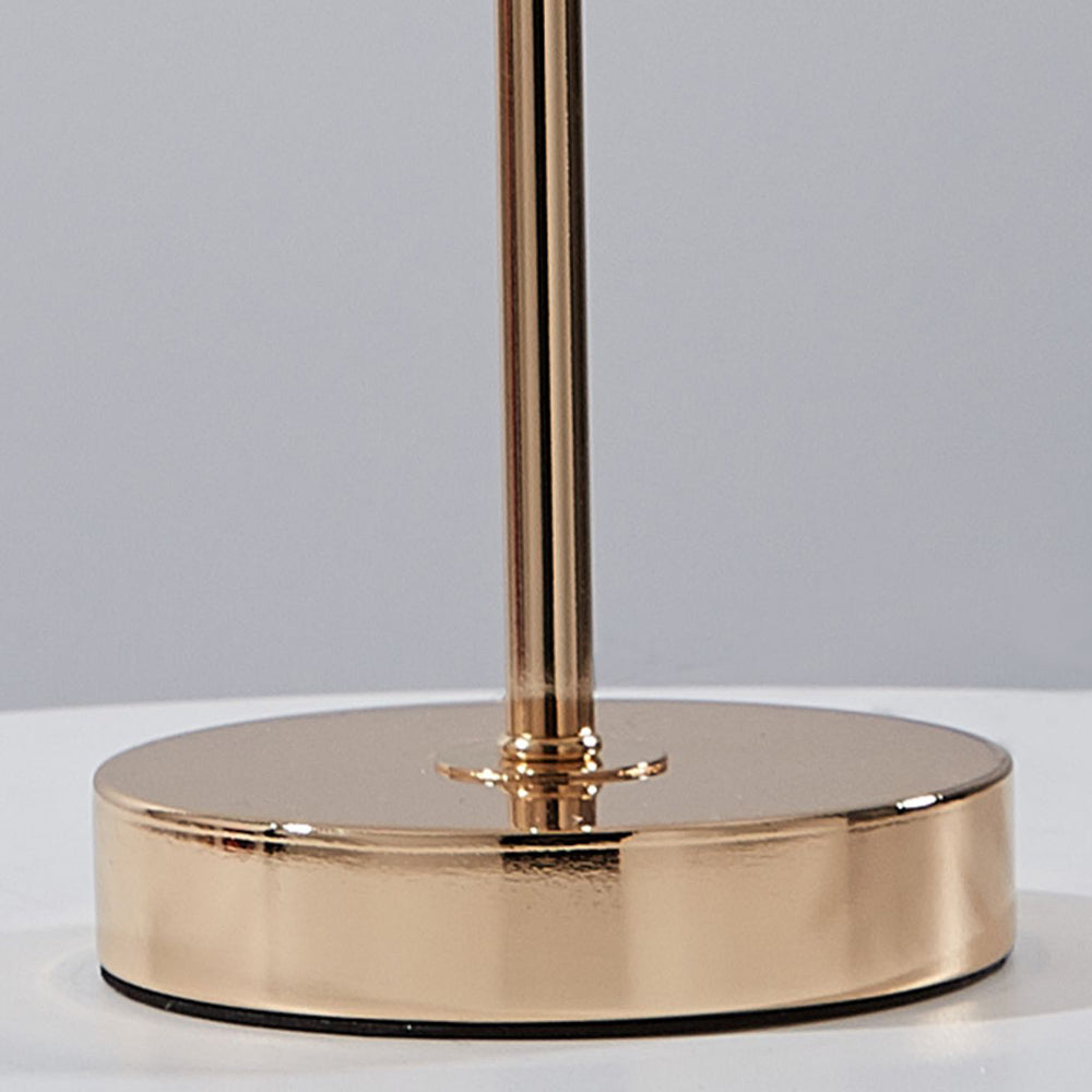 O'Moore Modern Floor Lamp, Natural Ostrich Feather & Metal Stand - Lumpaz