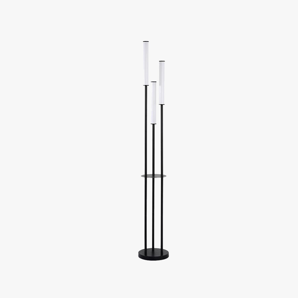 Eryn Modern 3 head Black Metal Arcylic Floor Lamp - Lumpaz