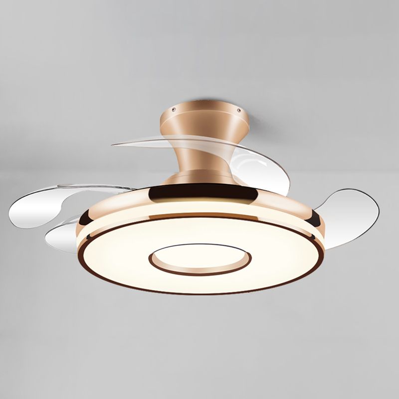 Quinn Ceiling Fan with Light, 2 Color, L 35.8"/42.5"/48" - Lumpaz