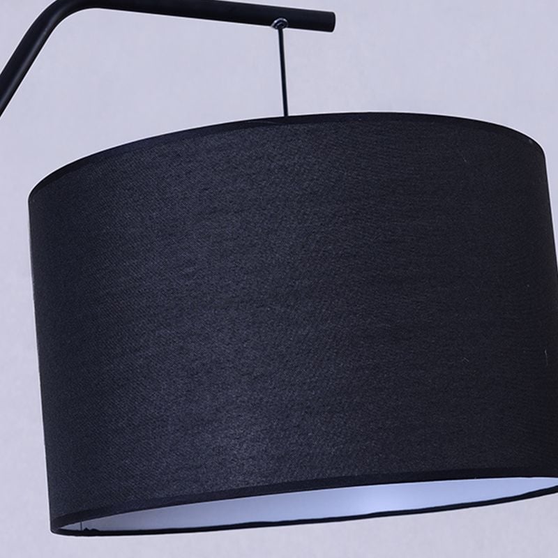 Eryn Cylinder Shape Floor Lamp, Over Arching Floor Lamp, Unique - Lumpaz