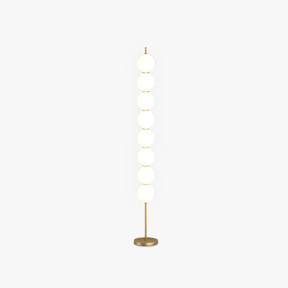Valentina Modern Candy Acrylic/etal Floor Lamp, Brass - Lumpaz