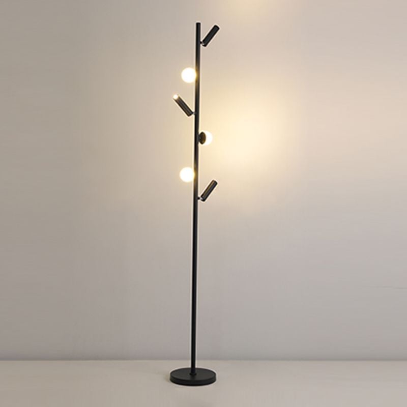 Cooley Modern Multi Head Metal Acrylic Floor Lamp,Multi Color - Lumpaz