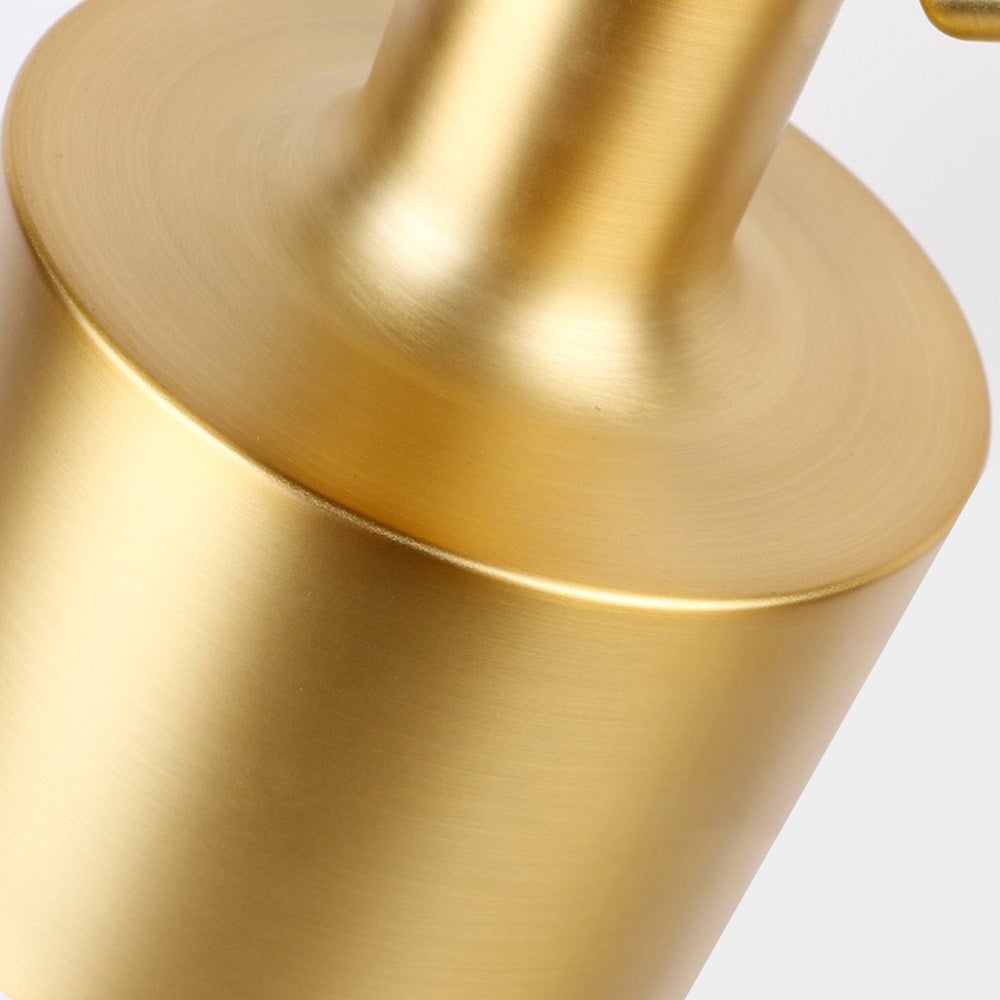 Freja Luxury Linear Metal Floor Lamp, Gold - Lumpaz