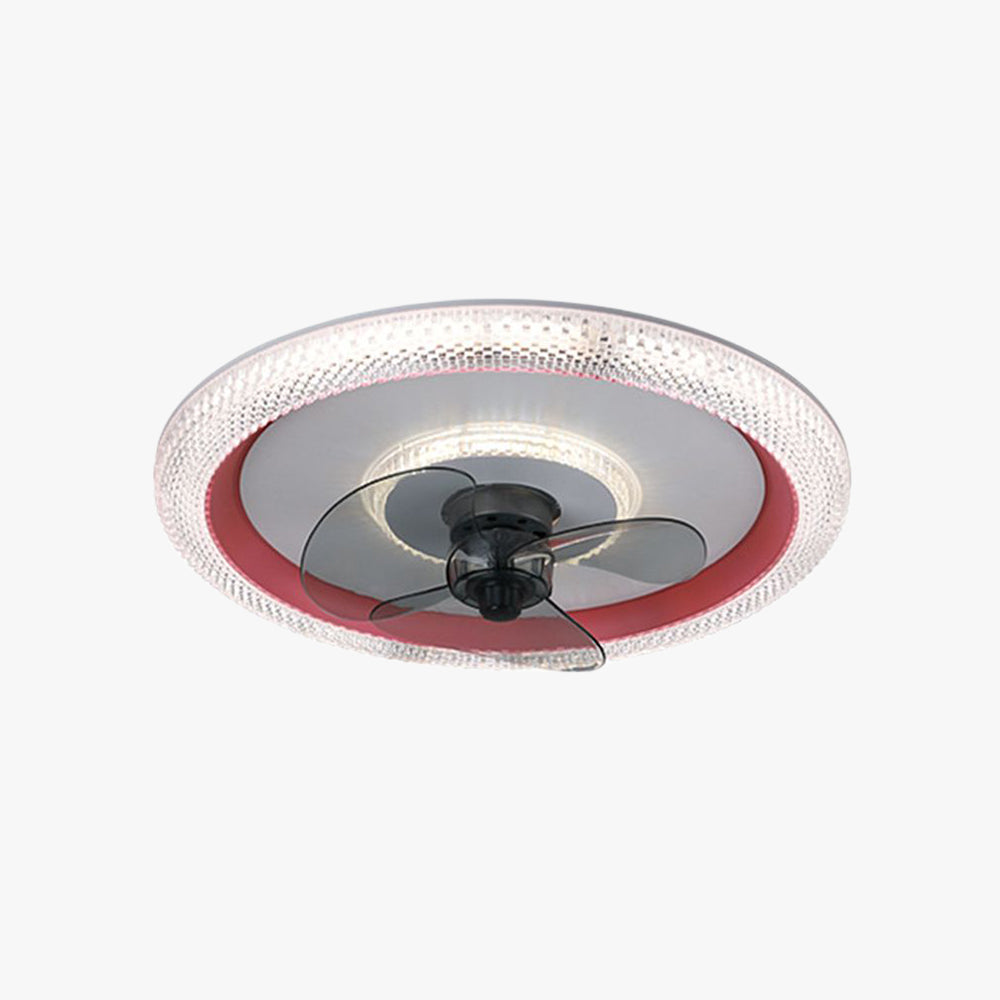 Kirsten 3-Blade Ceiling Fan with Light, 3 Color, DIA 20 " - Lumpaz