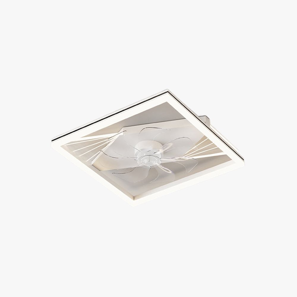 Kirsten 7/3-Blade Ceiling Fan With Light, 8 Style, L 20"/24'' - Lumpaz