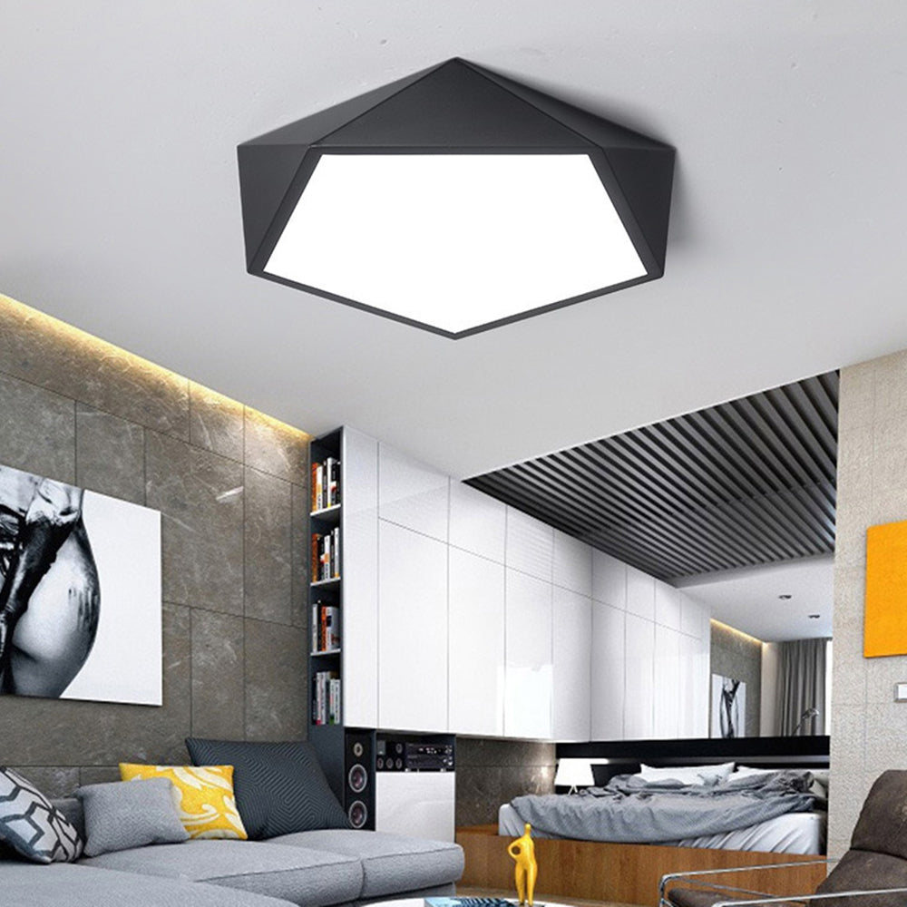 Quinn Modern Flush Mount Ceiling Light, DIA 40/55CM - Lumpaz