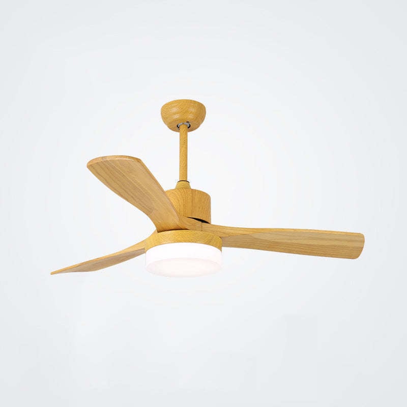 Ozawa 3-Blade Ceiling Fan with Light, Wooden, 2 Color, 43'' - Lumpaz