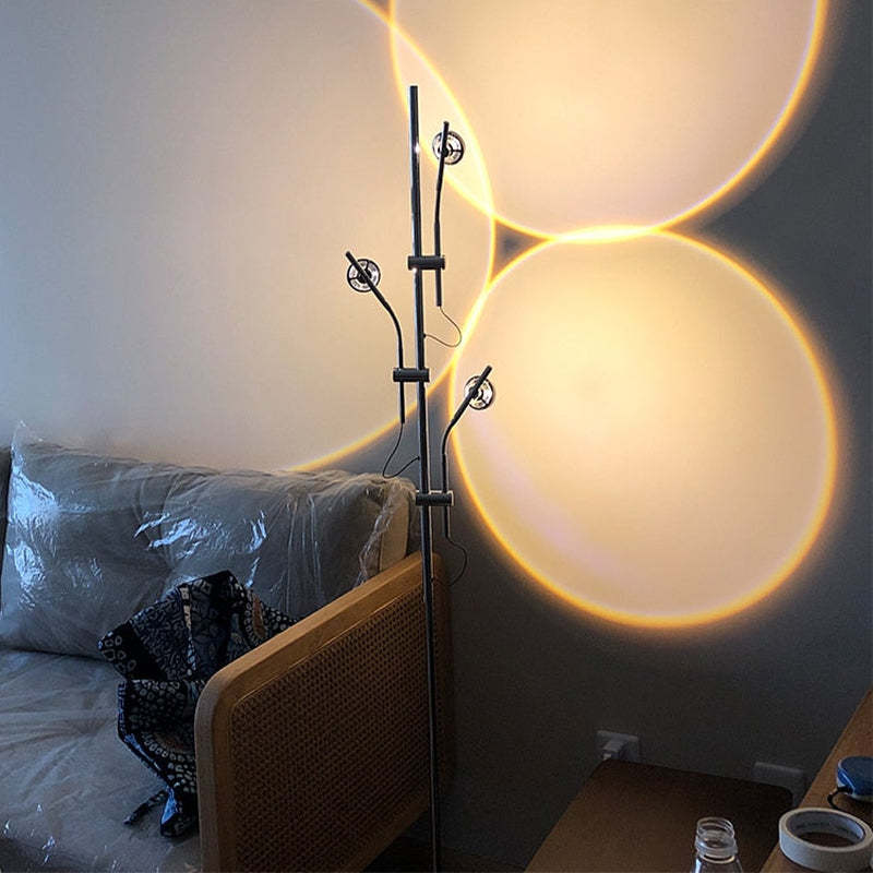 Salgado Modern Floor Lamp Sunset Projector Living Room - Lumpaz