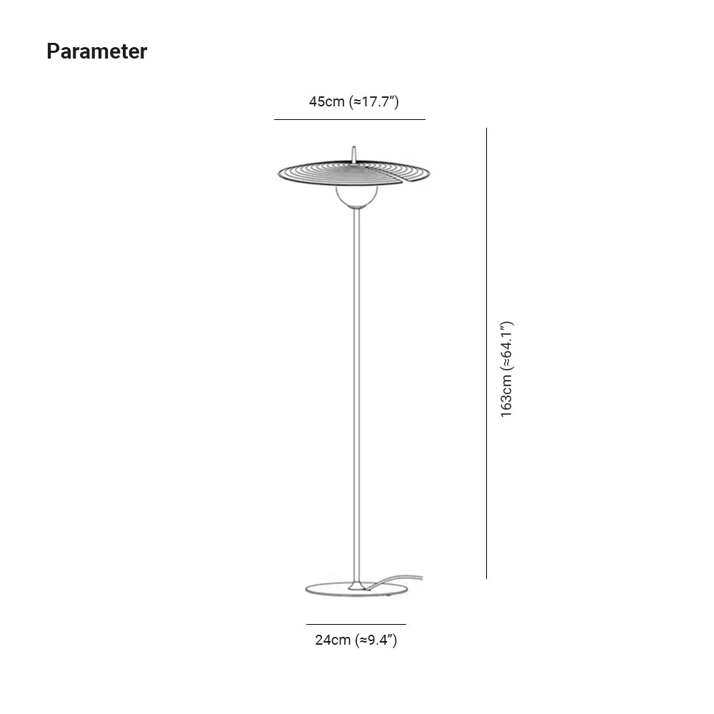 Carins Modern Simple Black Floor & Table Lamp, Metal - Lumpaz