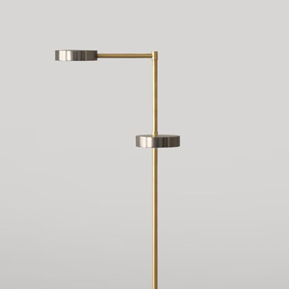 Salgado Modern Minimalist Metal Projector Floor Lamp, Mate Black - Lumpaz