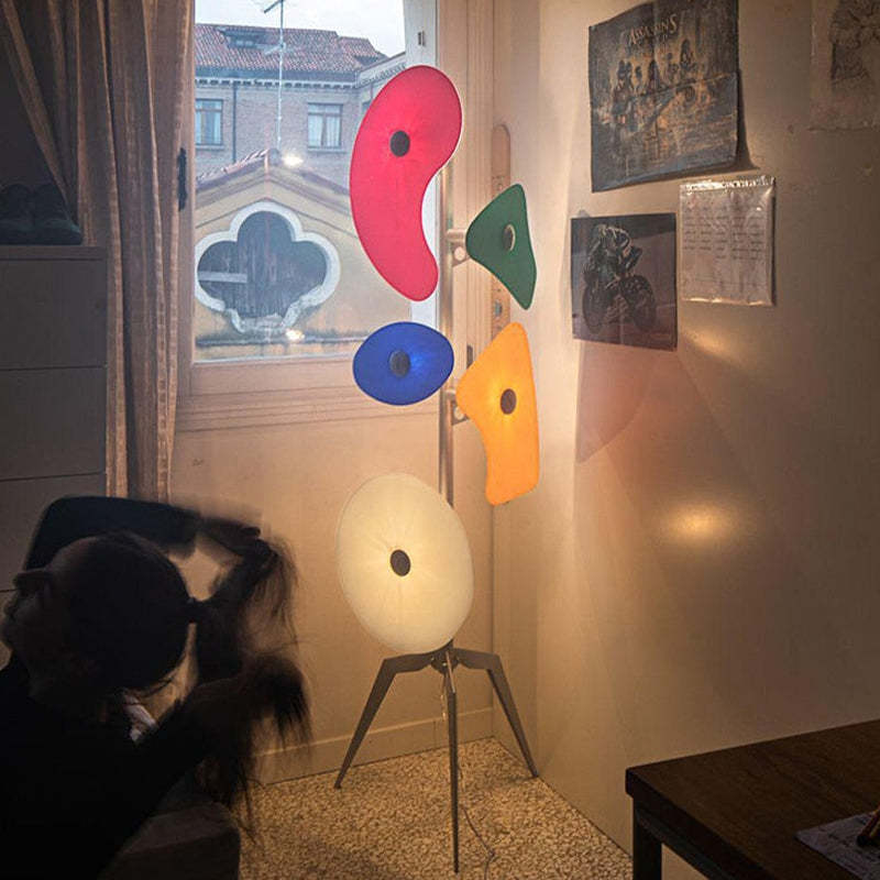 Morandi Floor Lamp Modern, ABS/Metal, Colorful, Living Room - Lumpaz