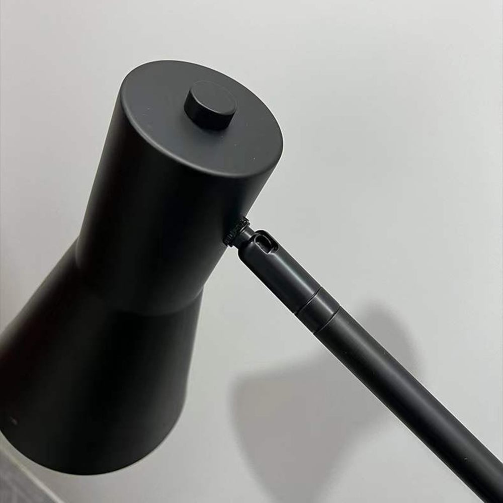 Carins Modern Nordic Minimalistic Floor Lamp, Marble & Metal, Black - Lumpaz