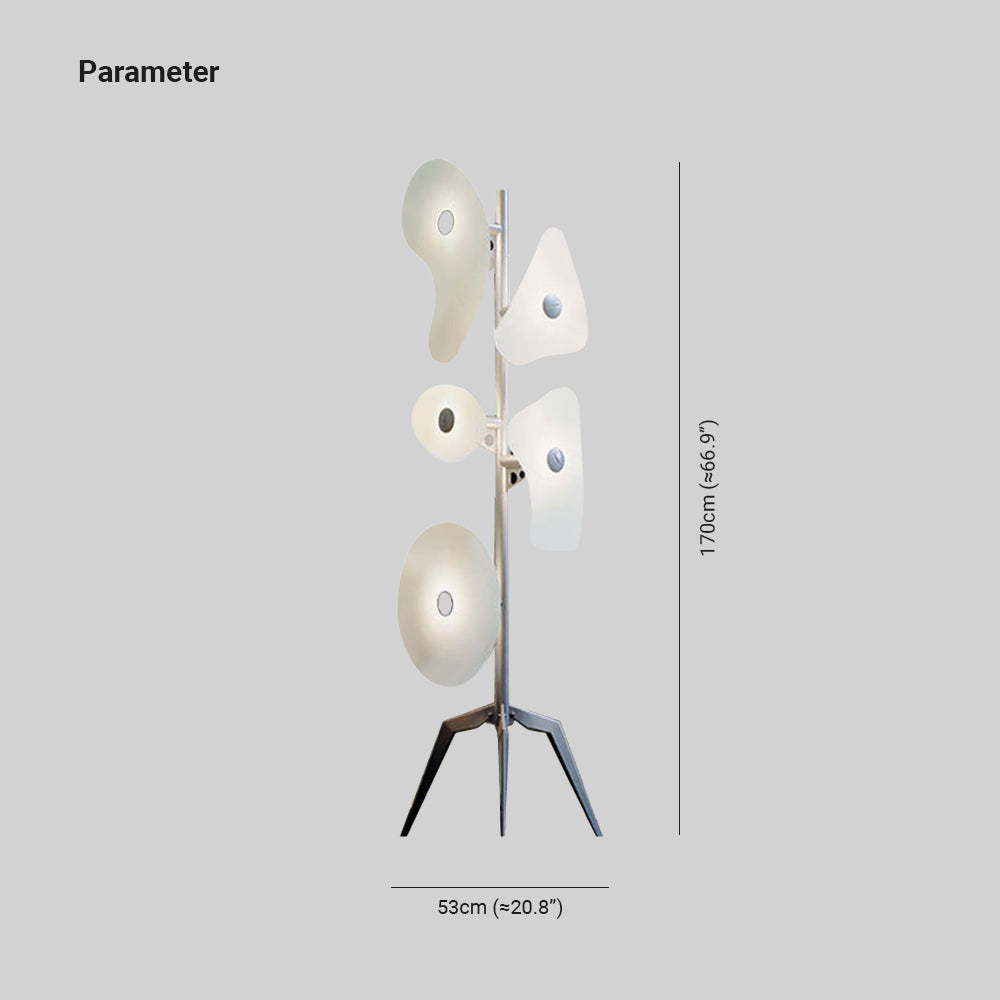 Morandi Floor Lamp Modern, ABS/Metal, Colorful, Living Room - Lumpaz