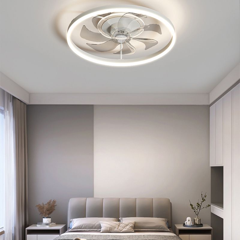 Kirsten 7/3-Blade Ceiling Fan With Light, 8 Style, L 20"/24'' - Lumpaz