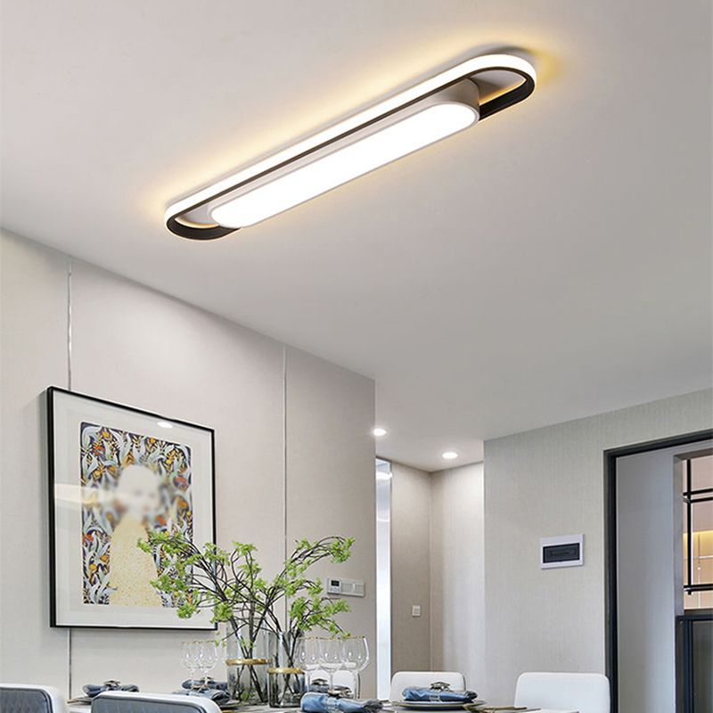 Quinn Modern Dou-Layer Flush Mount LED Ceiling Light - Lumpaz